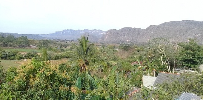 'View of the mountains' Casas particulares are an alternative to hotels in Cuba.